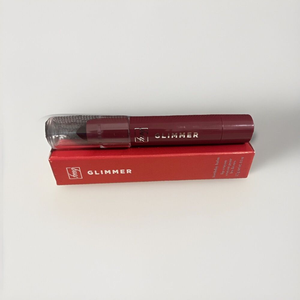 Avon fmg Glimmer Birthday Balm Lip Crayon - Fine Wine